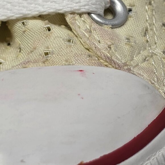 Converse Womens All Star High-Top Eyelet Lace Sneakers 9 US - Picture 5 of 6